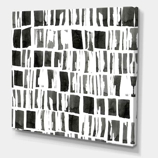 Designart - Abstract Monochrome Bricks